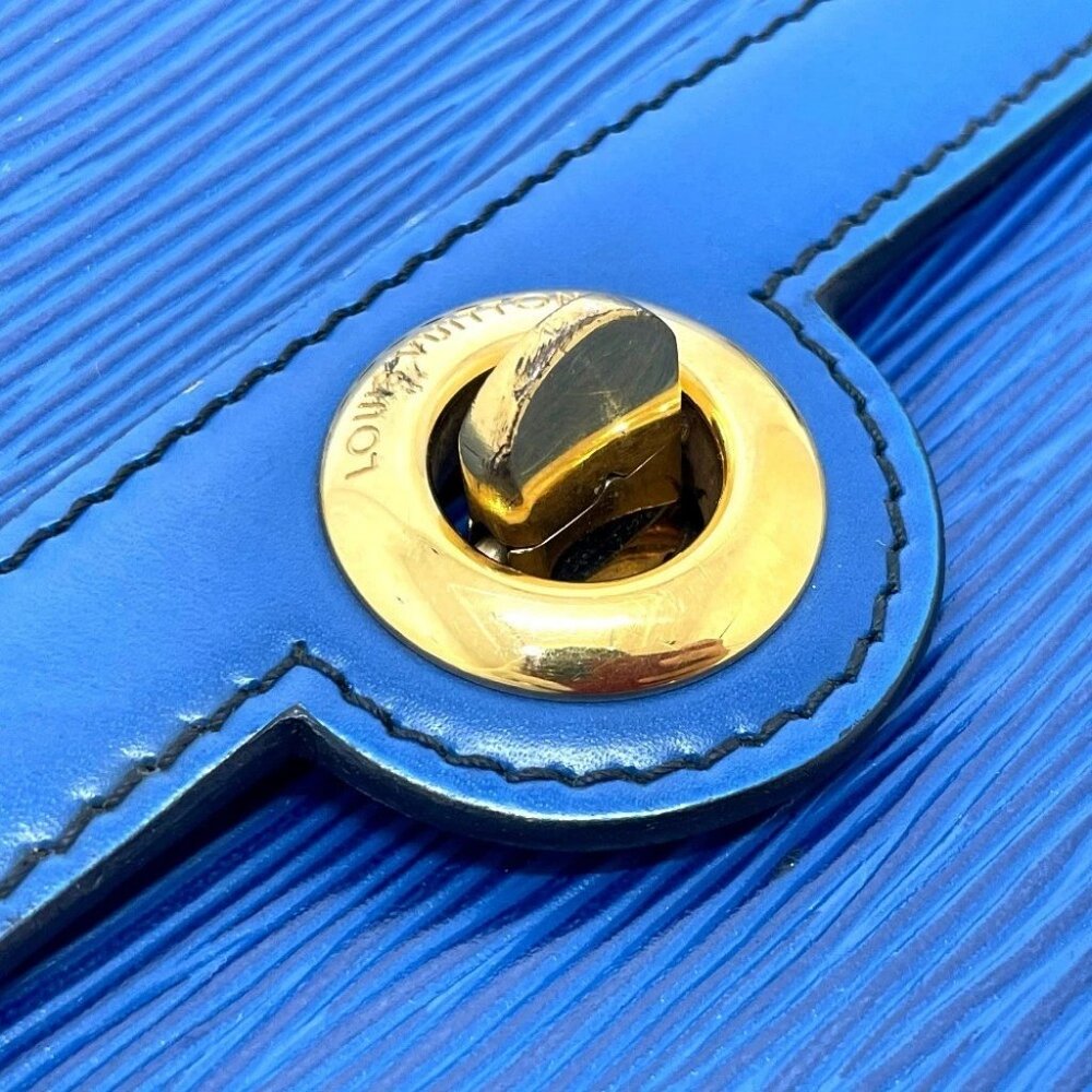 LOUIS VUITTON M52575 Epi Arsch Shoulder Bag Epi Leather blue - Picture 9 of 12